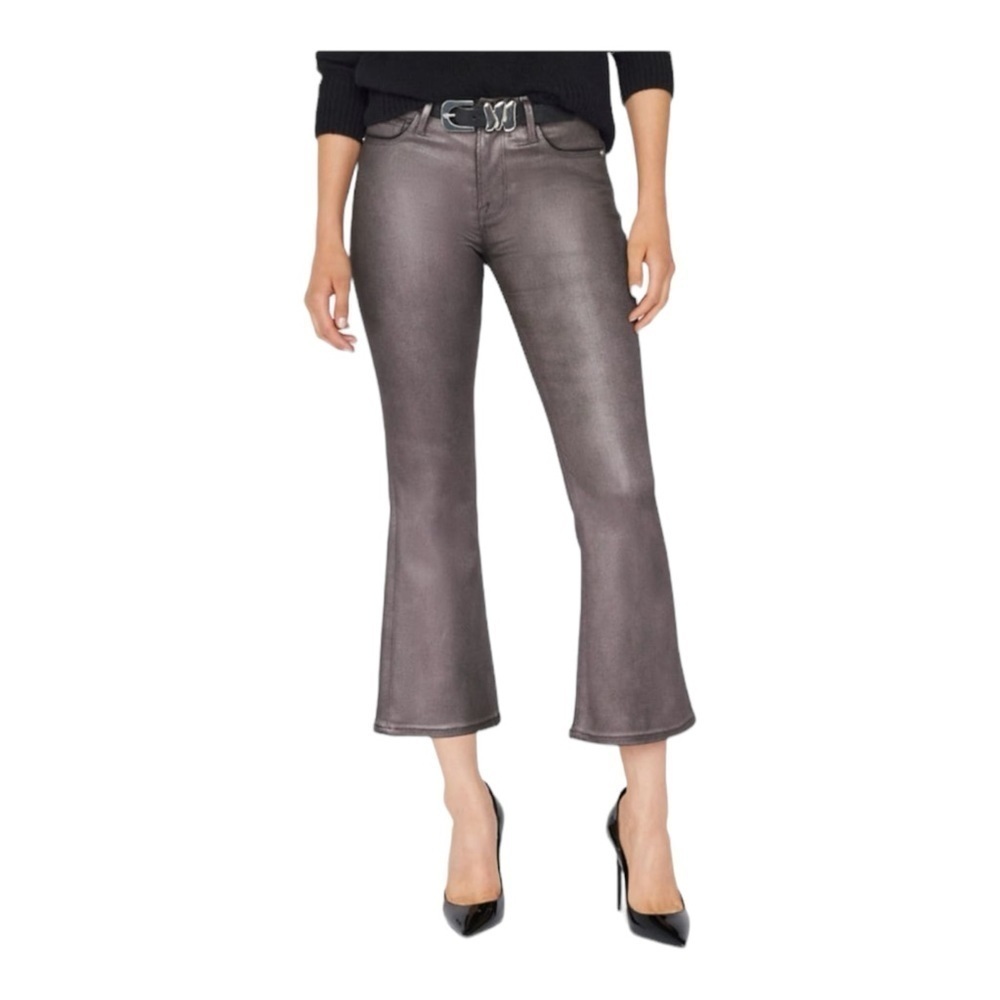 FRAME Le Crop Mini Flared Jeans in Mahogany NWT